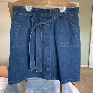 Women’s button denim skirt